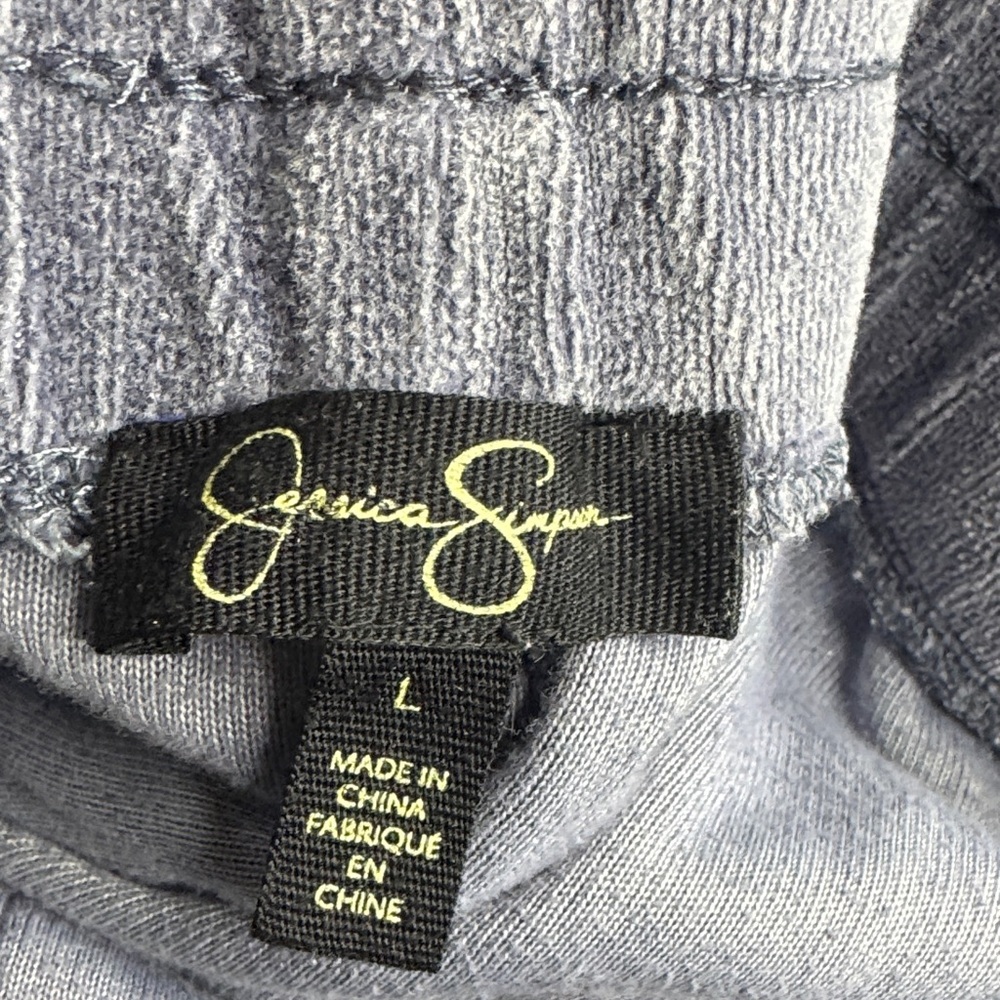 90’s Jessica Simpson Velour Tracksuit in Light Navy - Picture 2 of 5
